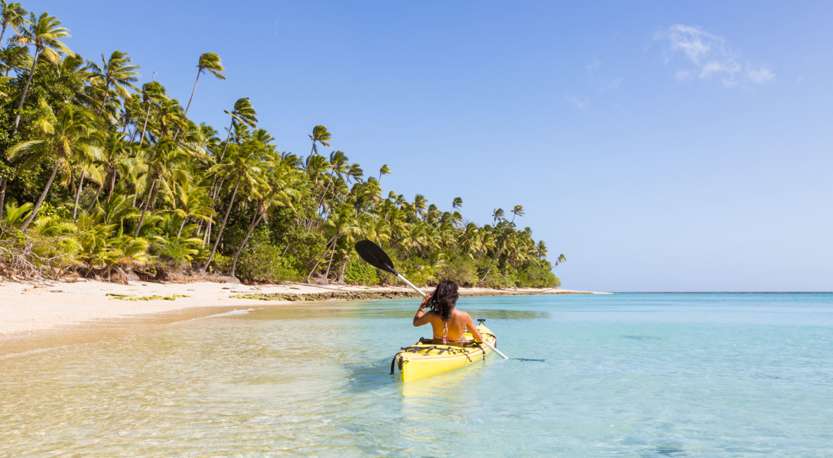 Tropical paradise resort